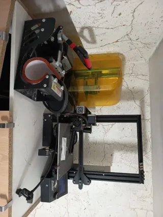 Pack Impresora 3D Ender + Prensa Tazas