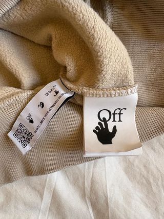 Felpa Off-White Beige Originale