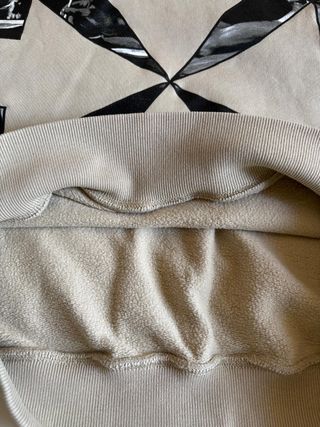 Felpa Off-White Beige Originale