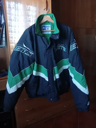 New York Jets Nfl vintage oversize bomber