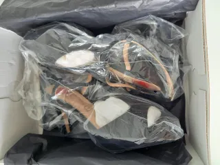 Sandalias Sissei Negras Tira Tobillo