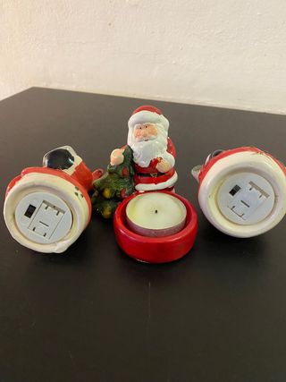 Statuine Natale Ceramica Set 3 Pezzi