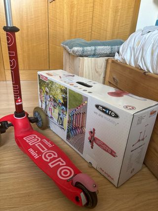 Patinete Mini Micro 3 Ruedas Rojo