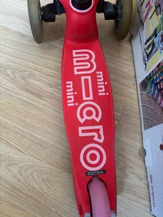 Patinete Mini Micro 3 Ruedas Rojo