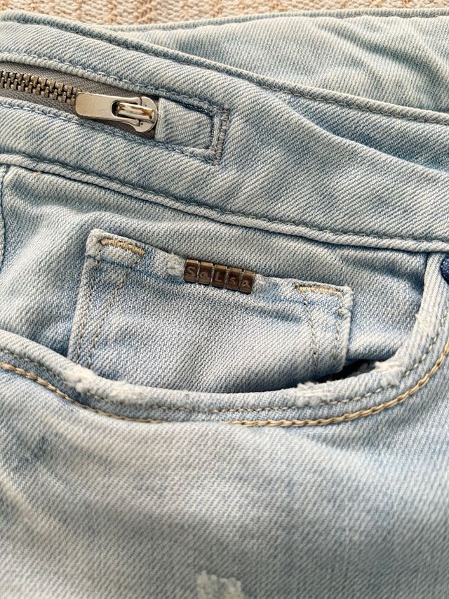 Pantalón vaquero Salsa azul claro