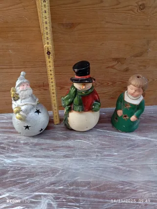 Set Decorazioni Natalizie Ceramica