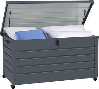 Baule da Giardino da 311L con Serratura, 2 Manigli