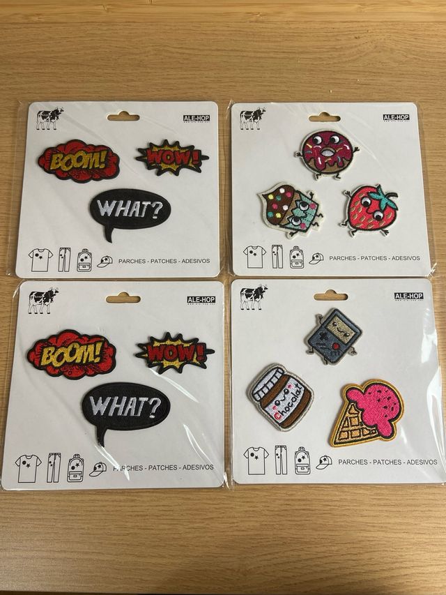 Parches de dibujos ALE-HOP