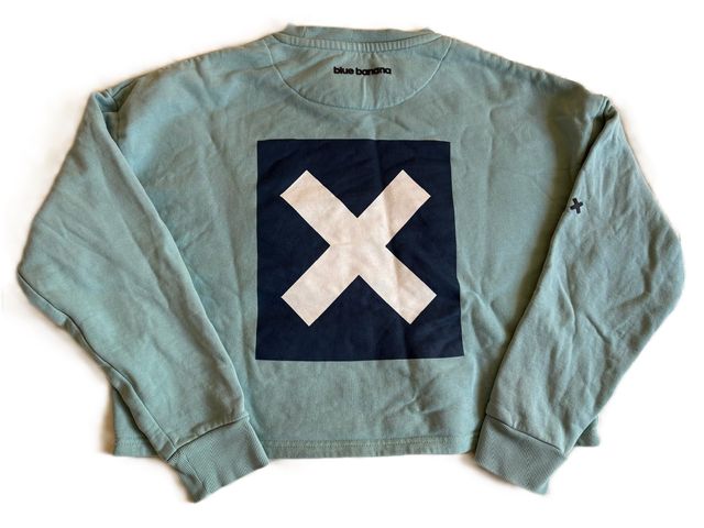 Sudadera Blue Banana color menta talla XS