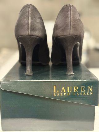 Zapatos de salón ante negro