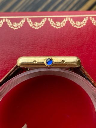 Must de Cartier Tank Vermeil Reloj Mujer