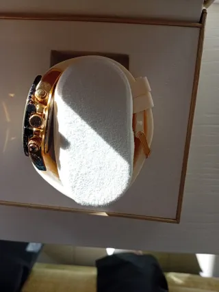 Reloj Fossil Dorado y Blanco Hombre