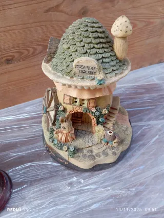 Decorazioni Natalizie Babbo Natale e Casa Fungo