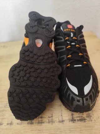 Nike Shox TL Talla 42.5 Negro Naranja