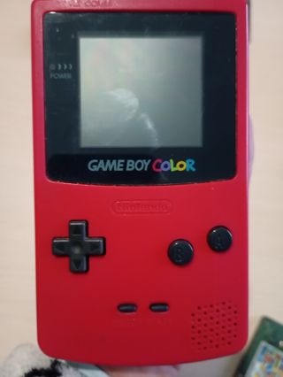 Consola Game Boy Color Roja + Juegos