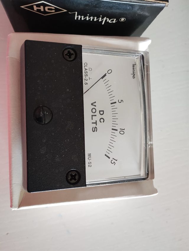 Voltmetro Minipa DC MU-52