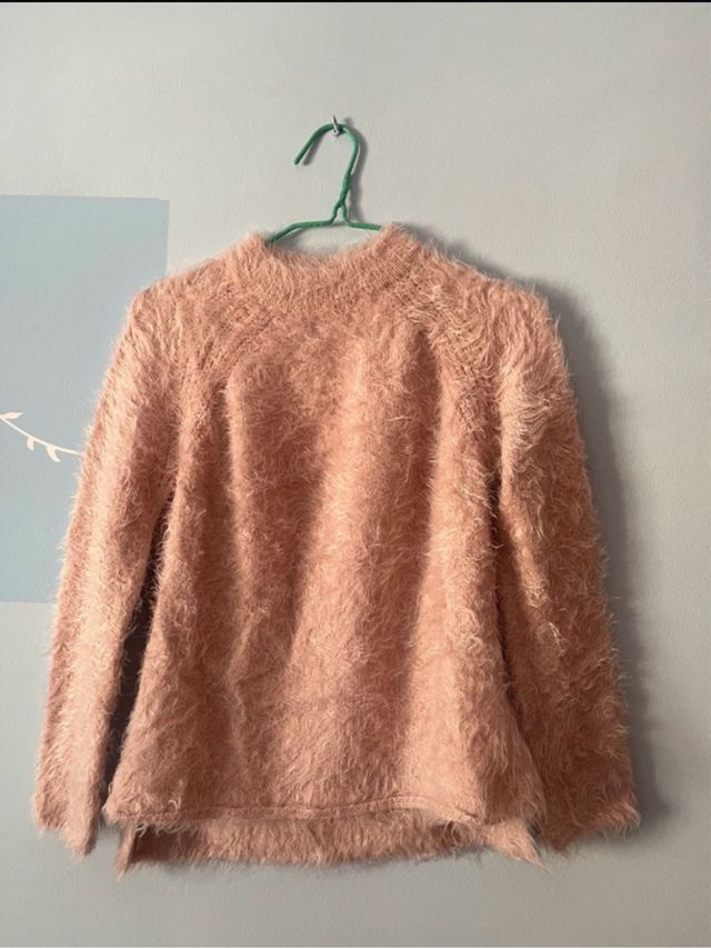 Jersey pelo Zara Kids niña rosa