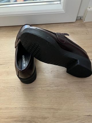 Mocasines Jil Sander Navy Marrones. v