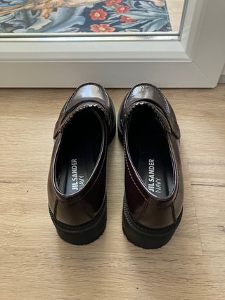 Mocasines Jil Sander Navy Marrones. v