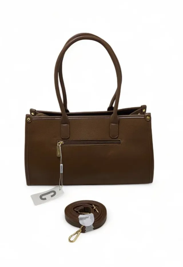 Borsa COCO NUDA marrone con tracolla