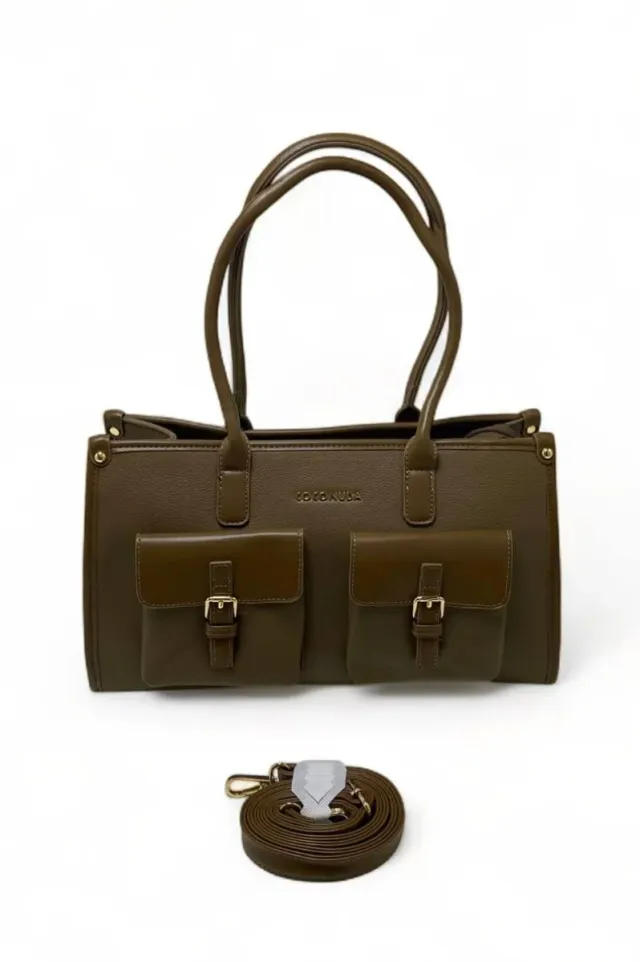 Borsa COCO NUDA marrone con tracolla