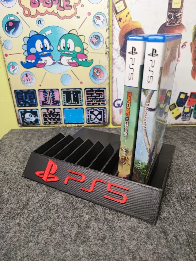 Supporto stand porta giochi PS5 PlayStation