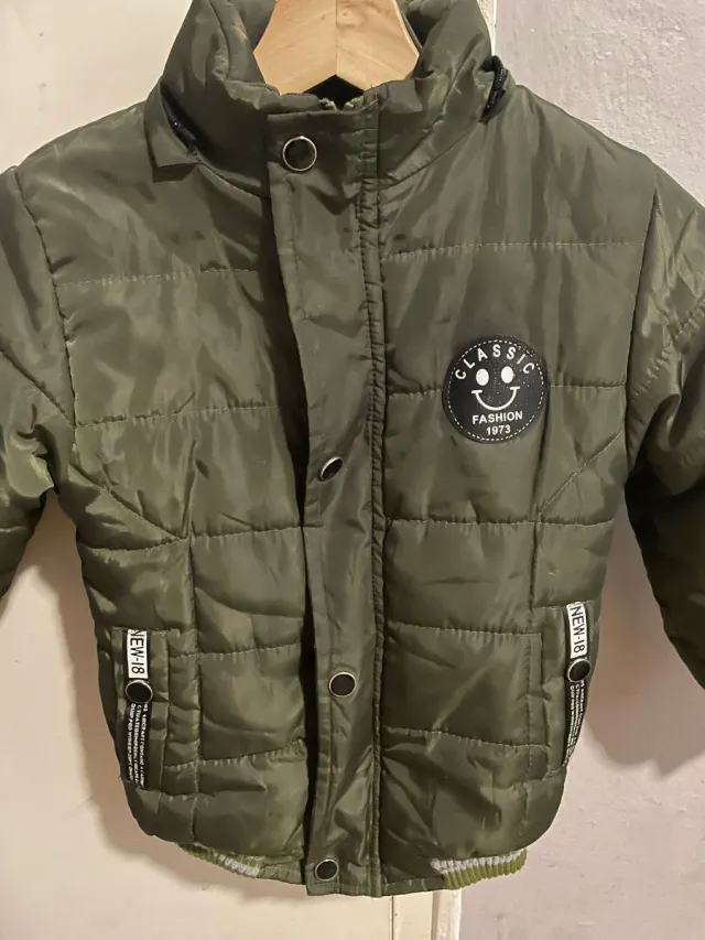 Chaqueta niño T4-5 años verde