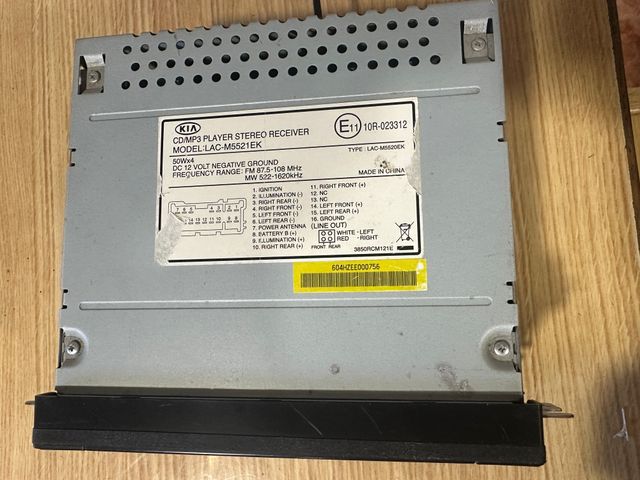 Radio Original KIA CD MP3 USB