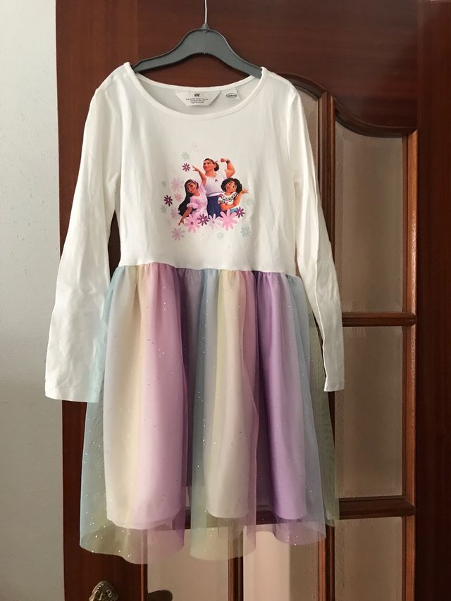 Vestido H&M Manga Larga 7/8 Años