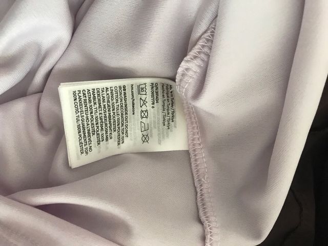 Vestido H&M Manga Larga 7/8 Años