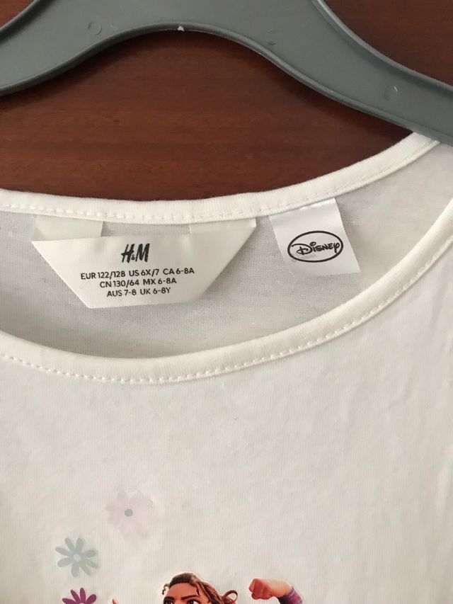 Vestido H&M Manga Larga 7/8 Años