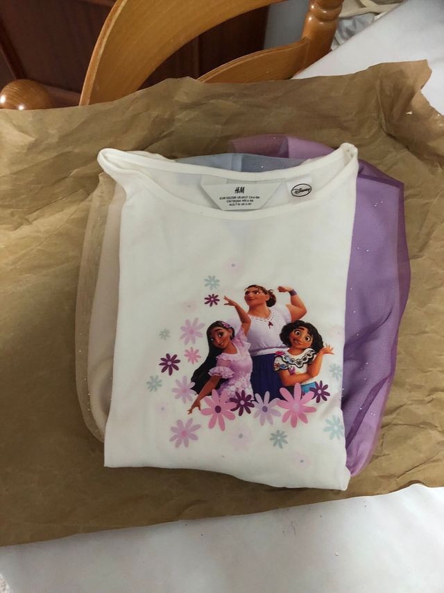 Vestido H&M Manga Larga 7/8 Años