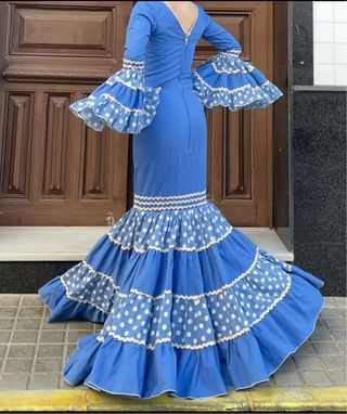 Traje de flamenca canastero talla 36 más o menos