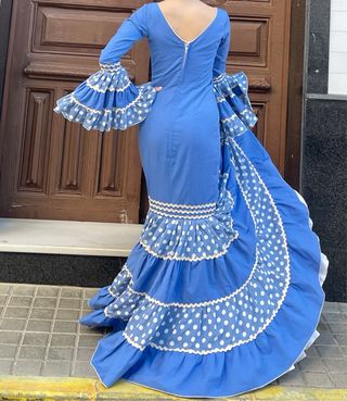Traje de flamenca canastero talla 36 más o menos