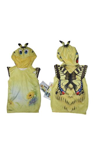 Vestito/Costume da Farfalla Gialla taglia 3-4 anni