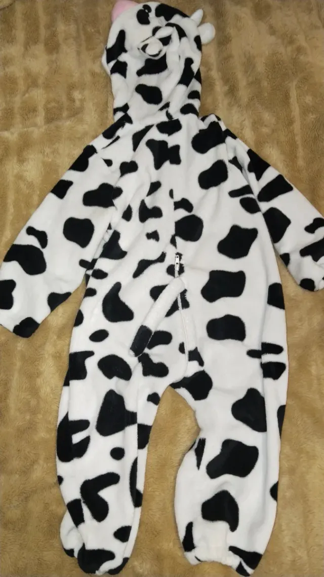 Pijama/Disfraz Vaca Infantil Talla 3/4-4 años