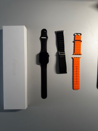 Apple Watch Series 7 45mm Negro + Correas