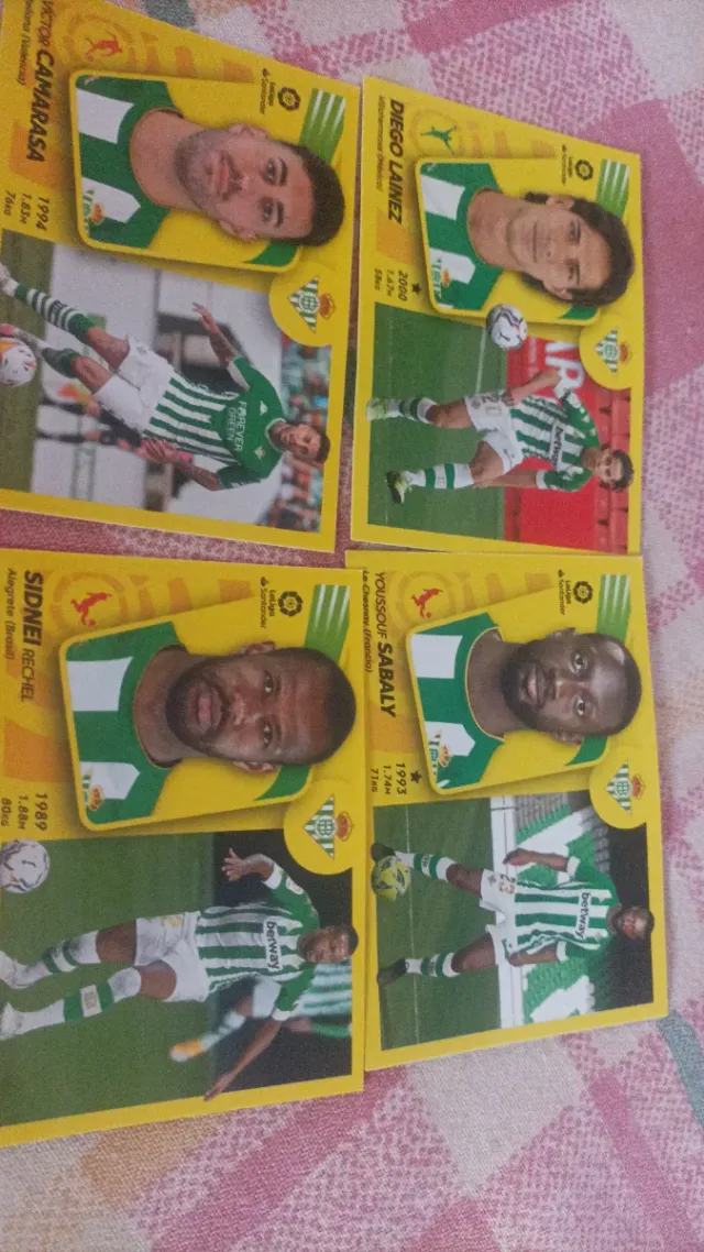 Lote cromos Betis 2021/2022