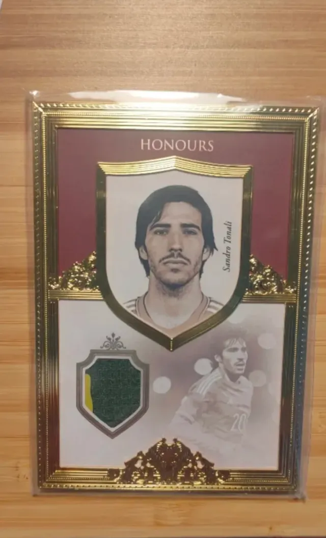 Cromo Sandro Tonali Futera Gold Frame numerado