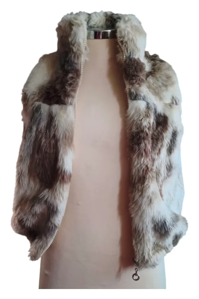 Giacchetta in pelo sintetico per bambina