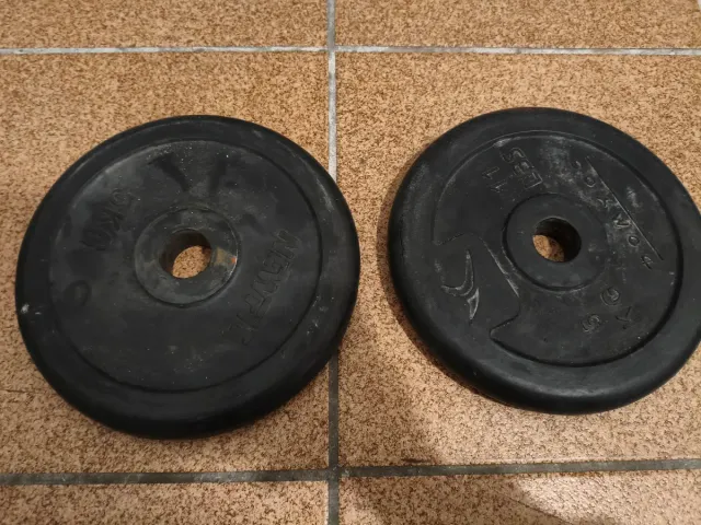 Lote discos de pesas