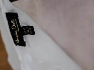 Camisa Massimo Dutti Blanca Talla 44
