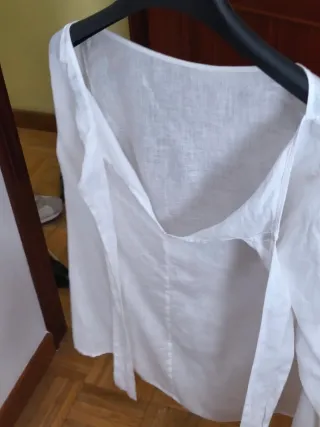 Camisa Massimo Dutti Blanca Talla 44