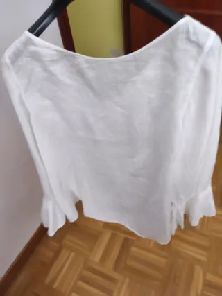 Camisa Massimo Dutti Blanca Talla 44