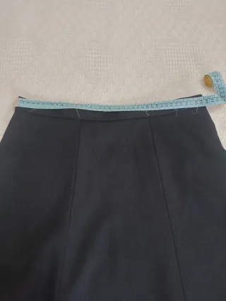 Falda negra mujer talla 48