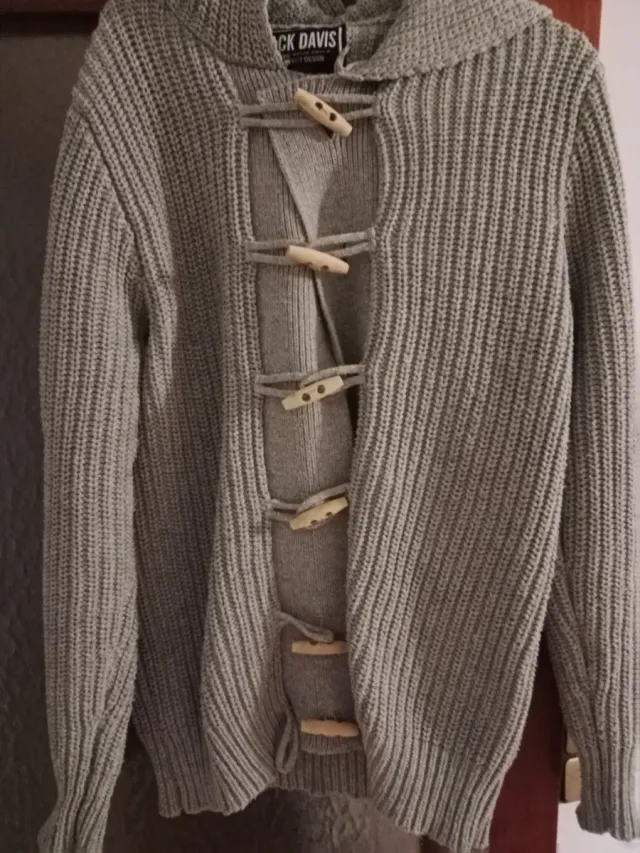 Cárdigan de lana JACK DAVIS gris