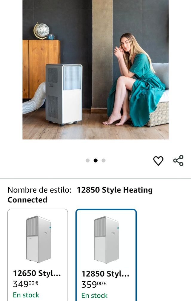 Cecotec Aire Acondicionado Portátil Función de calefacción