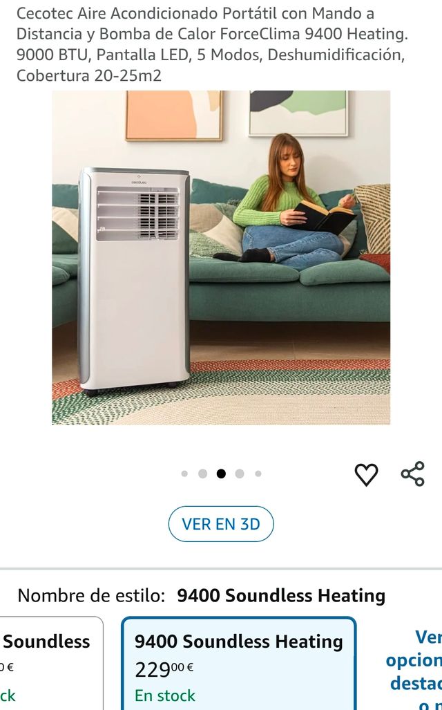 Cecotec Aire Acondicionado Portátil Bomba de Calor