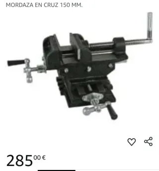 Mordaza en cruz 150 mm