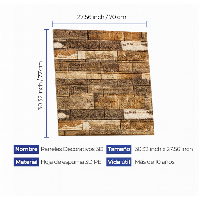 Paneles Decorativos 3D Edihome